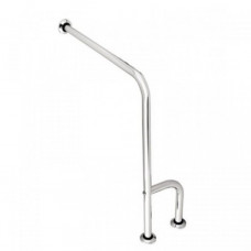 BARRA DE APOIO CROMADA EM L 70X60 - ALO