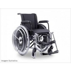 CADEIRA DE RODAS MANUAL ALUMINIO HEMIPLEGICO - ORTOBRAS