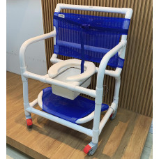 CADEIRA DE BANHO PVC - CARCILIFE P/ OBESO B. ESCAMOTEÁVEL